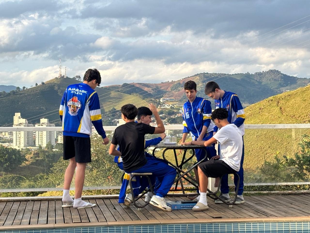 Atletas do Sub-15 em concentracao na Copa Sula